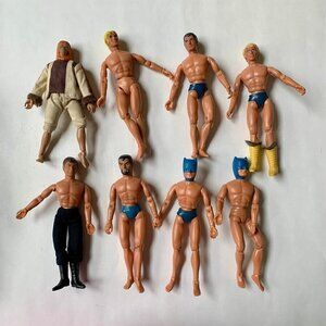 Mego 1970s Action Figures Lot of 8 Dr Zaius Dukes of Hazard Batman Star Trek